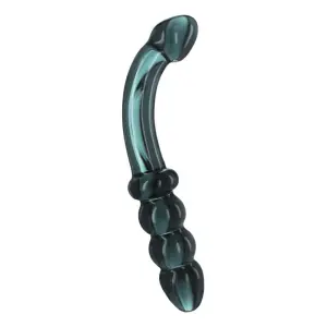 Dubbele Glazen Dildo - G-Spot/Prostaat/Anaal Dildo - Smoky Jade