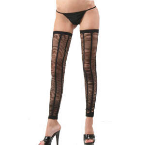 Bellejambe- Hold-up Kousen zonder Voet - Zwart