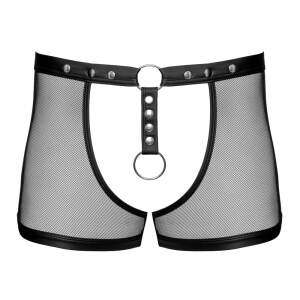 Svenjoyment - Short Showmaster met Cockring - Gaas - Zwart