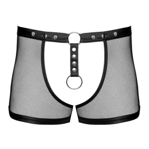 Svenjoyment - Short Showmaster met Cockring - Gaas - Zwart