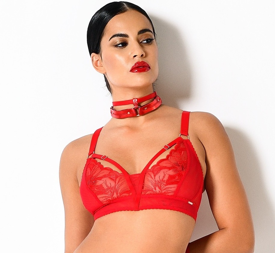 Patrice Catanzaro - Teresa Brassiere van Kant en Gaas - Rood - Afbeelding 2